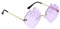 TOVINANNA 1 Paire Lunettes De Soleil De Paille En Forme De Lunettes De Soleil De Fête Sur La Plage Lunettes Vintage Sans Monture Accessoires Photo Lavender Boîte D'ordinateur