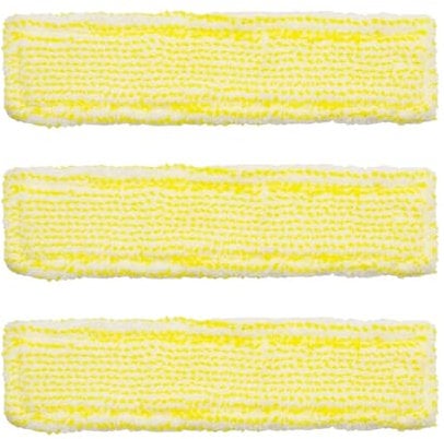 3 Pcs Window Vac Accessories,Window Vacuum Cloth Cleaner Spares Microfibre Cleaning Pads Replacement Mop Cover Cloths Set Adjustable Parts Brush Equipment Kit Compatible for Karcher WV2 WV5 WV6