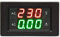 Telituny YB4835VA Digitales AC Spannungs-Strom-Messgerät, 60-500V/50A Doppelanzeige, 2-Draht Installation, Integrierter Trafo, Selbstkalibrierung, für Elektroverteiler (70x40x40mm)