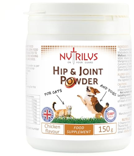 Nutrilus Pet Hip & Joint Powder 150g for Dogs and Cats