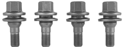 Boulons de Roue Compatible Avec Peugeot 308 3008 pour CC SW pour Citroen C5 C4L 4 pièces 17 mm écrous roue voiture boulons goujons roue plats 540567