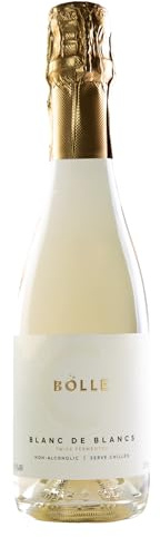 BOLLE Non-alcoholic Sparkling Wine - Blanc De Blancs < 0.5% - Premium Champagne Alternative - Low-Calorie - Vegan - 375ml