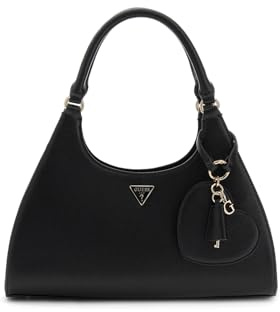 GUESS Handtasche Umhängetasche Isobel Girlfriend Carryall Black schwarz
