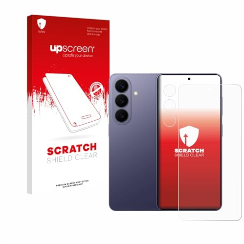upscreen Schutzfolie für Samsung Galaxy S26 | (Display+Kamera) Transparenter Displayschutz Made in Germany Kristall-Klar Kratzschutz Anti-Fingerprint