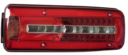 Blyndr Autorücklicht 1Pc 24V Hinten Scheinwerfer Rücklicht für Mann für Lkw TGX TGM Rechts/Links(Right With Connector)