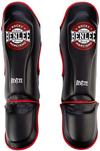 Benlee Schienbeinschoner aus Kunstleder (1 Paar) Buster Black L