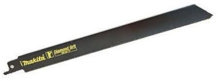 Makita Lot de 2 scies sabres B31871 pour acier moulé, brique rouge, grain diamant, 22,9 cm