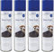 LogiLink Druckluftspray 400ml (4 Dosen)
