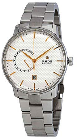 Rado Coupole Klassische Automatikuhr für Herren, silbernes Zifferblatt, R22878023