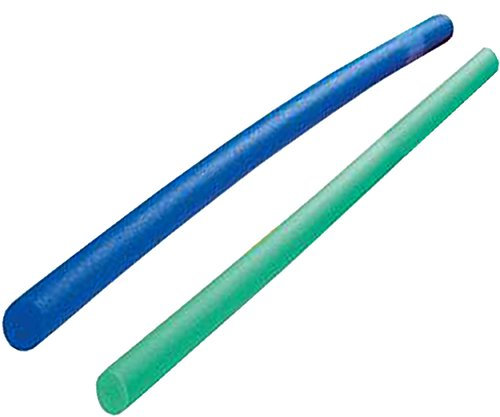 EXPLORER Poolnudel Schwimmnudel 160x7 cm aus PU-Schaum (2 Stück, Grün/Blau)