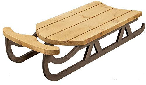 decopartners.eu Schlitten Nostalgie Holz, braun, 58 cm, Deko