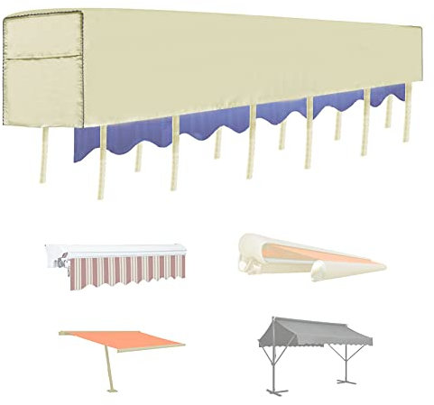 Aaaspark Housse de auvent pour auvent résistant et rétractable pour Toutes Les intempéries 1.5 m