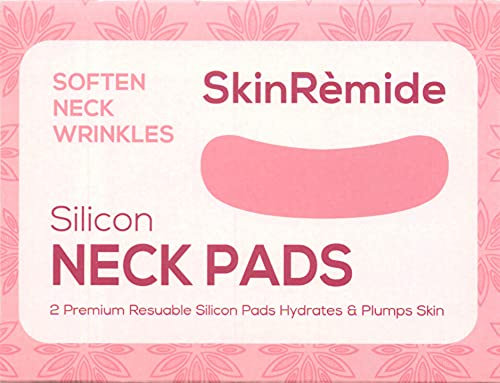 Skinremide 2 Silikon-Falten-Pads – Anti-Falten, Premium wiederverwendbare Patches zur Prävention von Hautlinien – Faltenglättung über Nacht Behandlung für Hals