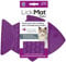 LickiMat Felix, Fish-Shaped Cat Slow Feeders for Feline Boredom and Anxiety Reduction; Perfect for Food, Treats and Anxiety Reduction, Purple