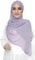 Lina & Lily Damen Muslim Premium Chiffon Hijab Kopftuch Schal aus Leicht Stoff (Mauve)