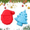 Weihnachten Silikonformen Weihnachten Silikonform Silikon-Weihnachtsbäume-Formen Formen von Weihnachtsbäumen Geeignet zum Backen von Muffins, Keksen, Schokolade, Seife, Pudding, Kuchen, Backzubehör