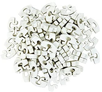 Cannon Sports Soccer Net Clips Pack of 80 - Heavy Duty Goal Lock Net Clips – Fits Goals with Channel Attachment Systems or Lock-net Goal Systems - Indoor & Outdoor Soccer Goals