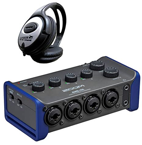 Zoom AMS-44 Audio-Interface + keepdrum Kopfhörer