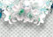 wandmotiv24 Fototapete Edle Lilien 1, 400 x 280 cm - selbstklebende Strukturtapete, Wanddeko, Wandbild, Wandtapete, Perlen, grün, Polster M1902