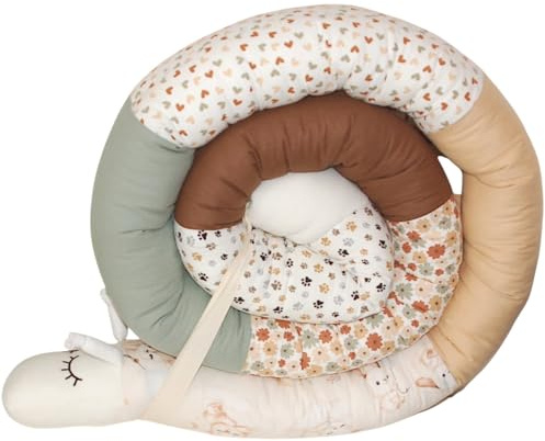 Bettschnecke/Bettschlange XXL (Motiv Bärli) Länge 250cm ** personalisierbar** Seitenschläferkissen
