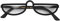 LONDON MOLE Brillen | Brainy Lesebrille | Halbmondbrille | Coole Leser | Herren Damen Unisex | Vollrandbrille | Federscharniere | Mattschwarz | Vergrößerung +1,5