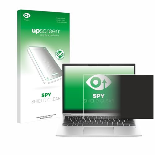 upscreen Anti-Spy Blickschutzfolie für HP EliteBook 830 G10 Laptop-PC Made in Germany, Privacy Displayschutz-Folie [Sichtschutz, Blaulichtfilter]