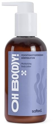 salted. Feuchtigkeitsspendende Körperlotion | 200 ml | Spendet intensive Feuchtigkeit | Mit 4-Fach Hyaluronsäure, Jojobaöl und Avocadoöl | Mit fruchtig-frischem Duft | Vegan | Joyful