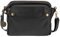 Jeorywoet Retro Leder Crossbody Tasche Drei Schicht Leder Crossbody Umhängetasche in Brieftasche für Frauen Geschenk schwarz, Retro Crossbody Taschen