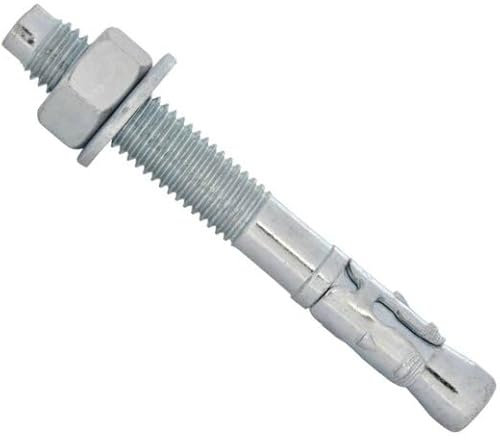 PARCO Bolzenanker, 12,0 x 180mm verzinkt 25 Stück - geeignet als Metall-Schlaganker, Bolzen Schraube, Betonanker, Schwerlastanker, Schwerlastdübel, Wandanker, Betondübel mit ETA Zulassung