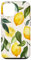 Hülle für iPhone 12/12 Pro Muster Kunst Zitrone Obst Vintage