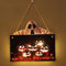 Halloween Türschild Kürbis Dekorationen Beleuchtetes Kürbis Hölzernes Hängeschild Halloween zum Aufhänger Halloween Party Schilder Türschild Wand Deko Halloween Tür Anhänger Party Schilder (B) (B)
