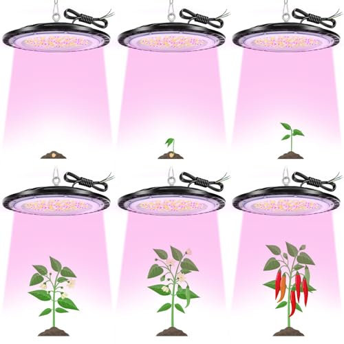144 LEDs Pflanzenlampe Led, Pflanzenlicht, Grow Light Vollspektrum Pflanzenlampe für für Zimmerpflanzen, Gemüse, Blume