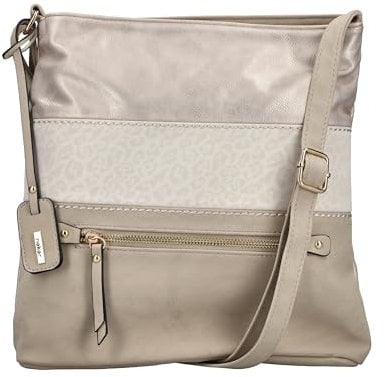 Rieker Damen H1301 Umhängetasche, beige 60