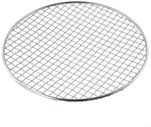 Yuanpgky Grille de barbecue en maille d'acier inoxydable, grille de rechange, fonctionne sur fumoir, granulés, gaz, charbon de bois, barbecue de camping (295 mm)