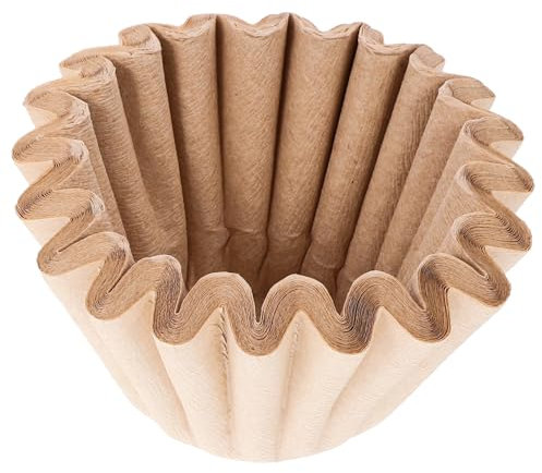 Amosfun 50stücke Kuchenförmige Kaffeefilterpapier Ungebleicht Für Handfilter Kaffeetropfer Effektives Filtern Ohne Geruchsbindung Für Zuhause Küchenfilter