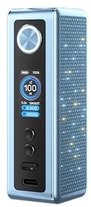 VooPoo Vinci Spark 100 Mod 18650 Battery (sold separately) 5-100W Output Fast Charge 510 Connection No Nicotine (Blue)