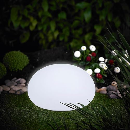 MeLiTec Solarlampe - mehrfarbige Bodenbeleuchtung für Garten, Balkon & Terrasse - Solar-Boden-Leuchte mit Farbwechsel - bis 8h Leuchtdauer - inkl. Akku - aus Kunststoff Form Halbkugel