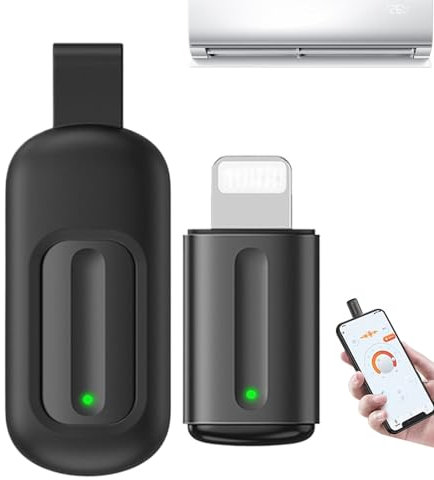 Télécommande infrarouge pour smartphone - Adaptateur IR pour smartphone - Télécommande IR pour téléphone - Convertisseur d'accessoires pour climatisation et projecteur pour dortoir, maison
