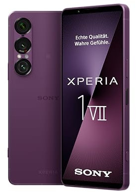 Sony Xperia 1 VII - 6,5 19,5:9 FHD+ HDR OLED 120Hz, triplo obiettivo con obiettivo ultra grandangolare, audio 3,5 mm, Android 15, IP65/68, Dual SIM, Orchid Purple