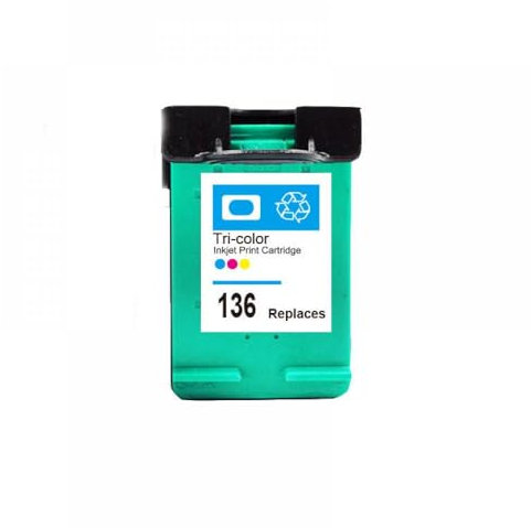 IYBYNYHN 132 136 Tintenpatronen kompatibel mit Photosmart 2573 C3183 C3100 OfficeJet 6213 PSC 1513(136)
