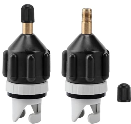 FDRJKN 2 Pack Inflatable Pump Adaptors, Pump Adapter for Paddleboard Accessories, Universal Air Valve Converter for Inflatable Boat, Stand Up Paddle Board, Kayak