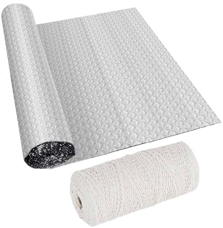 Sharplace lámina aislante reflectante, protección térmica, barrera, película reflectante para ventanas, para techos, invernaderos, coches, 60cmx500cm