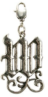 Alpenflüstern Anhänger Trachten-Buchstabe W fürs Charivari antik-Silber-Farben AAH129