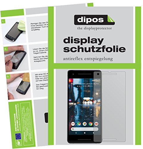 dipos I 6x Screen Protector matte compatible with Google Pixel 2 Protection Films