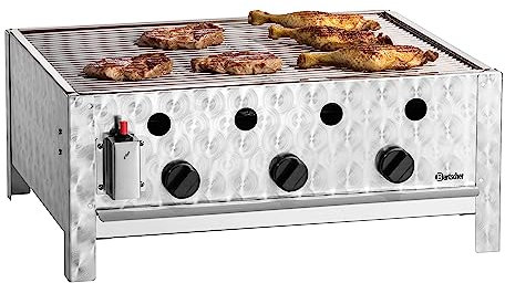 Bartscher Gas-Tischbräter TB1000R mit Grillrost, 3 Brenner - 1061633