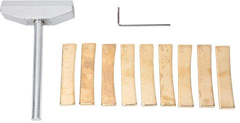 E-Gitarre Reparaturwerkzeug Set - 9-teilig, Griffbrett Pflege, Schraubenschl¨¹ssel, Musikinstrument Zubeh?r, Gitarrenreparatur, Wartungswerkzeuge