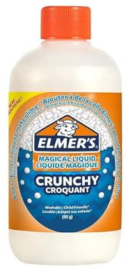 Elmer’s slime croquant Activateur | Activateur de slime avec colle Liquide magique | Flacon de 98 g | Excellent pour faire du slime croquant