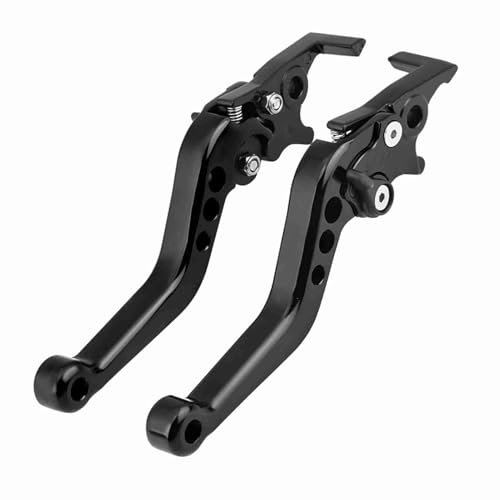 Juego de palancas de freno 1 par CNC de aluminio motocicleta modificación de scooter palanca de freno de doble disco Universal(negro) for bremshebel motorroller, Yosoomanetas moto bremshebel moped 125