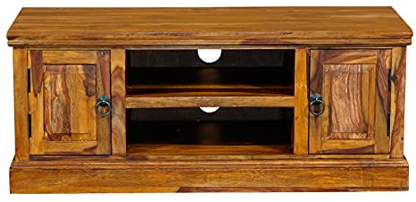 Meuble TV en bois de sheesham - Taille moyenne