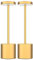 MQLOON Kabellose Tischlampe 2er set, LED Tischlampe Akku, Metall Gold, Geeignet für Restaurants, Zum Gebrauch im Freien und in geschlossenen Räumen